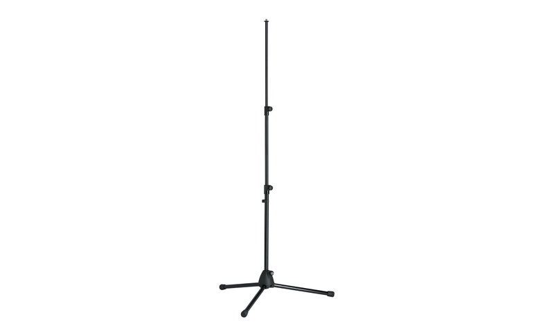 K&M KÃ¶nig & Meyer 19900.500.55 Tripod Microphone Stand | Lightweight Base | Sturdy Folding Legs | Adjustable Height Clutch Up To 58â€ | Storage/Travel Compact Design | Pro Grade | German Made | Black